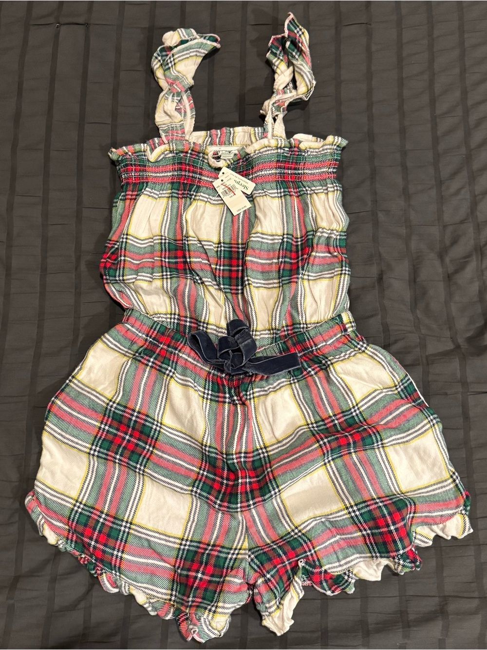 Aerie Plaid Lounge Romper PJ Women’s